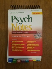PsychNotes: Clinical Pocket Guide, 2nd Edition by , Darlene D. Pedersen